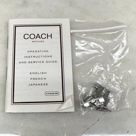 Coach Stainless Steel Watch Light Blue Mother of Pearl - Picture 3 of 8